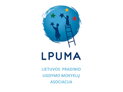 Lithuanian Primary Schools Association branding education flat illustration kids logo primary school values vector