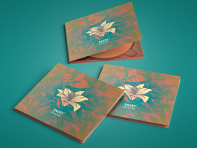 Tacet - Flourish EP Layout and Design album art band merch cd graphic design illustration music print design