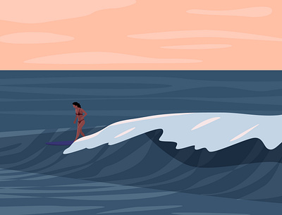 KELIA MONIZ adobe art beach branding design graphic graphic design illustration illustrations illustrator minimal ocean photoshop surf surfing vector waves web