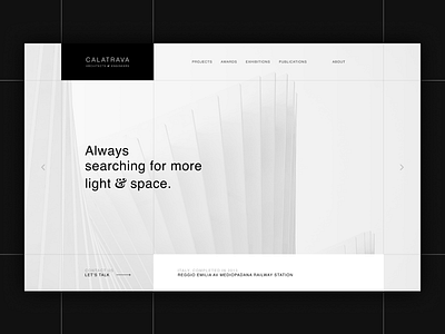 Architecture firm – Landing page architecture design figma flat minimal website