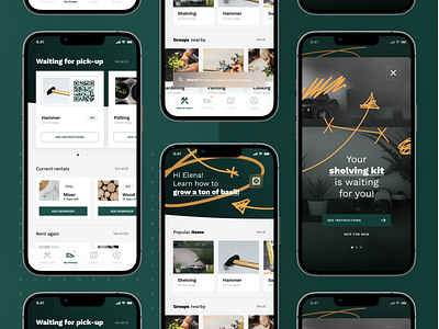 Homely - DIY mobile app app challenge designflows designflows2022 diy figma homely mobile mobile app tools ui