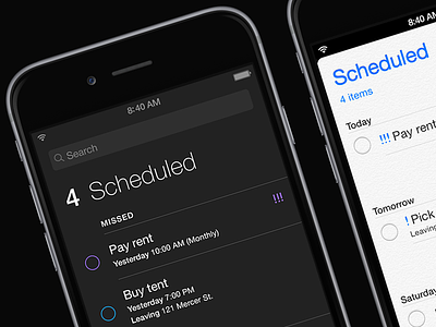 Reminders - Chopped and Screwed hung over list redesign reminders to do todo ui ux