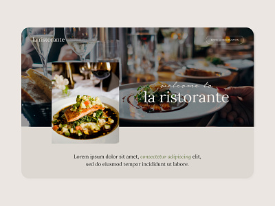 Restaurant Landing Page branding clean dailyui design figma figma design food hero landing page restaurant ui ux