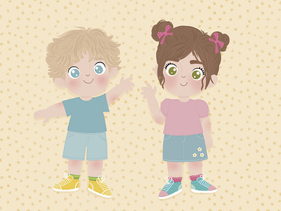 Daša & Maša - Character Design bookdesign bookillustration children art childrenbookillustration childrenillustration childrenillustrator cute art