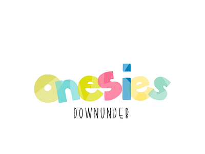 Onesies Downunder Logo Design branding cute art design logo logo design vector