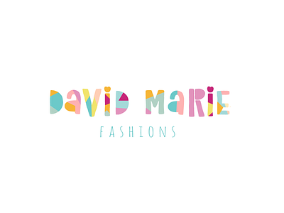 David Marie Kid Fashions Logo Design