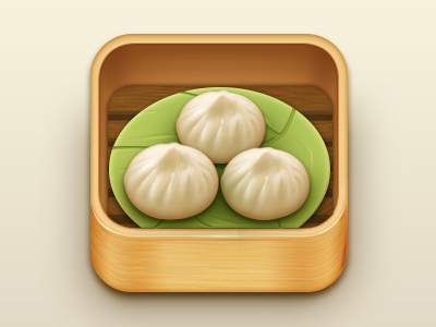 Chinese bun icon