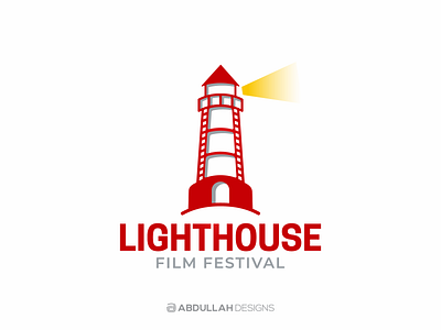 Light House Film Festival abdullah designs branding contemporary dribbble film festival illustration instagram lighthouse logo design logodesign logomark typography