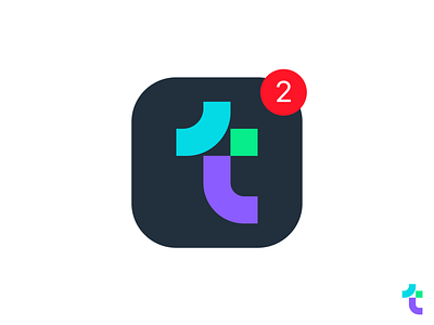 Tumblr New App Icon abdullah designs app icon branding clean contemporary design flat logo fresh icon instagram logo logo design logodesign logotype memorable modern t letter tumblr tumblr icon