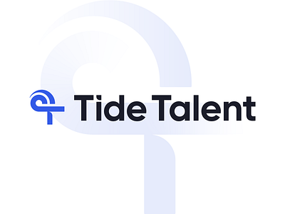 Tide Talent - Logo Concept 2 abdullah designs agency branding contemporary design graphic design hire illustration instagram job hiring logo logo design logotype recruitment talent talented tide water wave waves