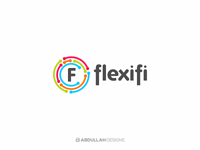 Flexifi abdullah designs branding broadband flexifi illustration instagram logo logo design logodesign logotype london minimal typography vector