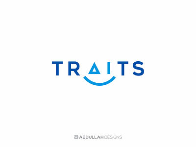 Traits abdullah designs artificial intelligence avatars branding broadband instagram logo design logodesign minimal traits typography