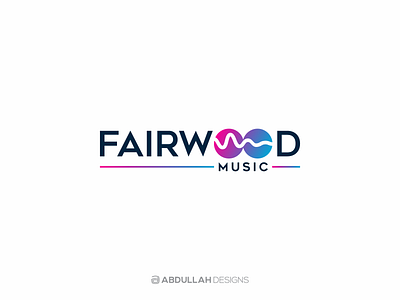 Fairwood Music abdullah designs branding contemporary design gradient illustration instagram logo logo design logodesign logomark logotype logotypes minimal music music art music bar typography vector