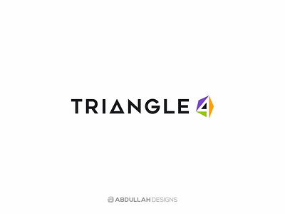 Triangle 4 abdullah designs art artwork branding contemporary dribbble illuminati illustration instagram logo design logodesign logomark logotype triangle triangles triangular typography