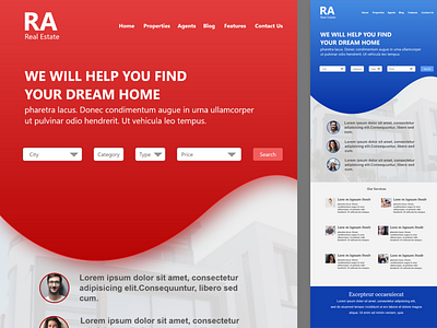 RA design web