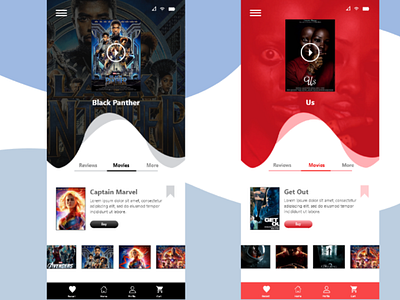 Movie App Inspiration ui app