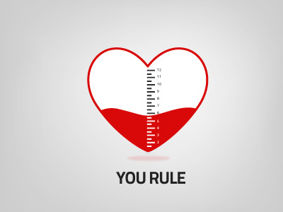 Happy Valentine's day! brohouse heart love rule ruler valentine