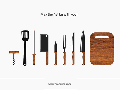 May 1 (Labour Day) barbecue brohouse food kitchen stuff knife labour day may 1