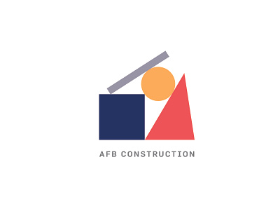 AFB CONSTRUCTION branding construction construction company construction logo design logo vector