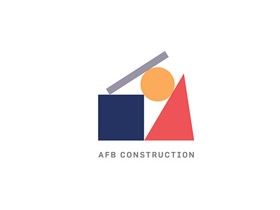 AFB CONSTRUCTION branding construction construction company construction logo design logo vector