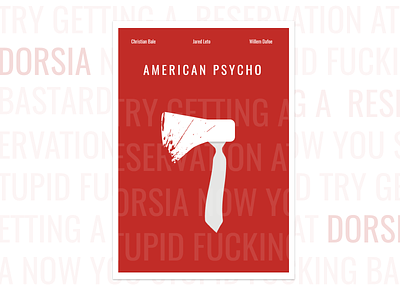 American psycho - Poster american psycho poster poster art posters