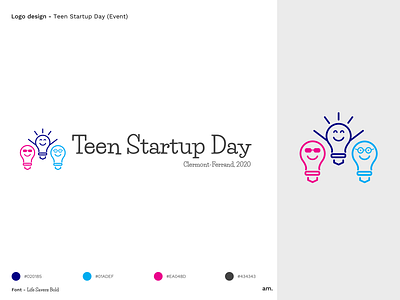 Teen Startup Day - Logo Design branding design logo makeitmania