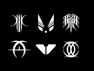 Various Marks badge branding grunge illustration logo logo mark logo mark symbol icon logo marks minimal neon simple tribal vector vintage