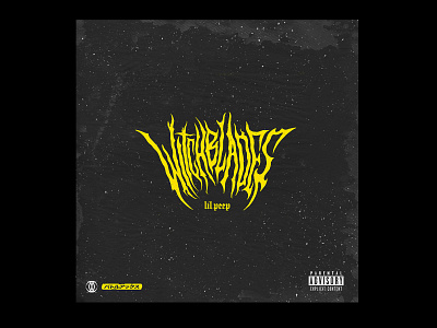 Lil Peep WitchBlades Cover Remix album art album cover design emo experiment grunge illustration logo metal mixtape neo rap trap typography