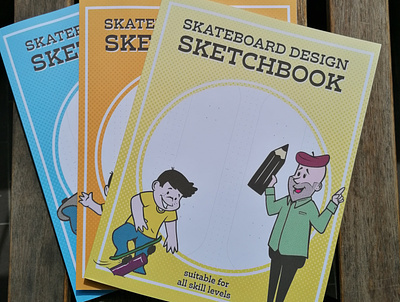 Skateboard sketchbook amazonkdp design graphic design illustration skateboarding sketchbook