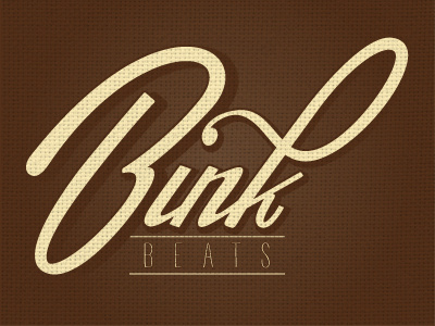 Binkbeats artist hand lettering logotype utrecht vector