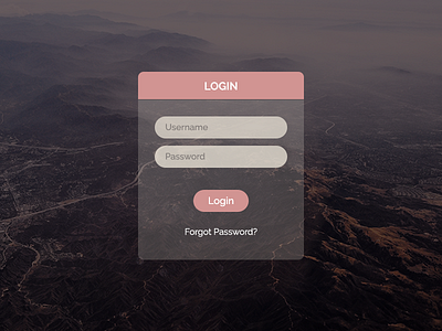 Login clean color design flat form free login photo pink ui ui kit web