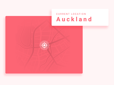 Location Tracker - Day20 dailyui day020 design location map red tracker ui ux white