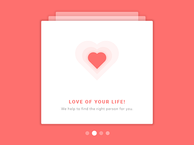 Onboarding - Day23 dailyui day023 design like love onboarding red tutorial ui ux white