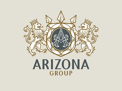 Arizona coat of arms emblem logo heraldic vector