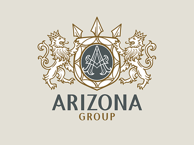 Arizona coat of arms emblem logo heraldic vector