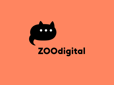 Zoo animal bubble cat interner logo logodesign zoo