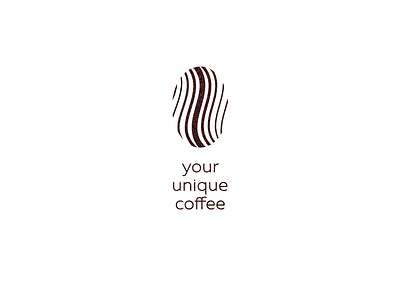 Cafe branding cafe coffee design fingerprint logo logodesign logotype vector