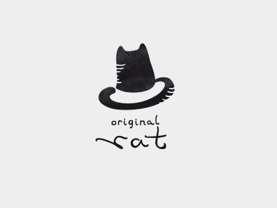 Cat or Hat? cat design graphic hat idea logo