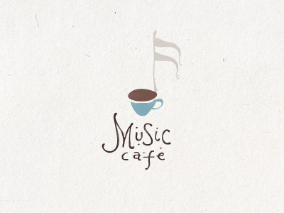 Music cafe coffee cup music