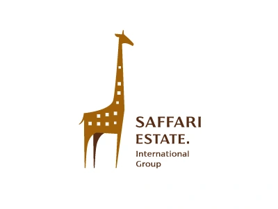 Giraffe design estate giraffe logo safari