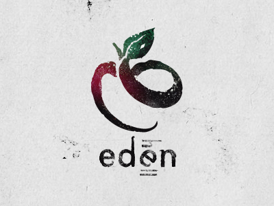 Eden apple art eden logo