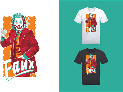 Joker T-Shirt Design design drawing illustration vector