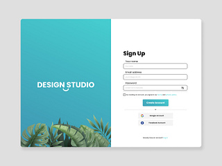 Sign Up UI designs, themes, templates and downloadable graphic elements ...