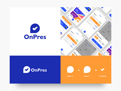 OnPes Logo Design brand identity branding logo logo app logodesign minimalist logo modern logo presence logo professional logo