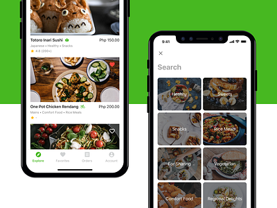 Salo App app app design culinary delivery design feed food food and drink ios mobile search ui ux
