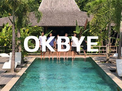OkBye 🌴 animation bali creative creative direction css design frontend green html indonesia javascript leaf nature smooth smooth animation transition typography web website