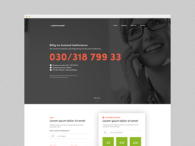 Landing Page design landing page minimal web