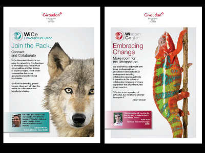 Wisdom Center animals communications corporate poster