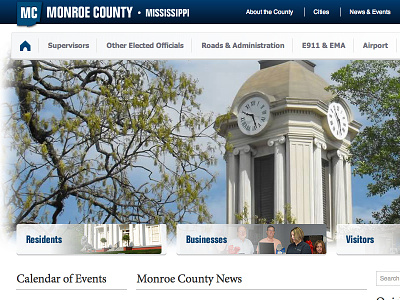 Monroe Gov government mississippi monroe county