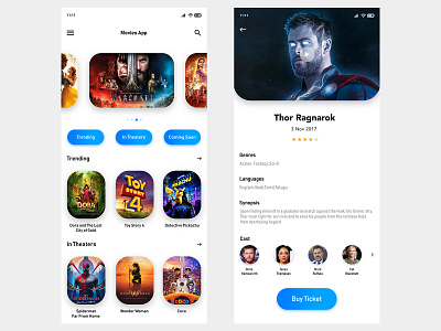 Movies Booking App Concept
